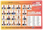 Wir 54 sind das Team TSV und kandidieren bei der Gemeinderatswahl am 26. Jänner 2025 für unsere Großgemeinde!