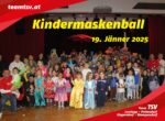 Kindermaskenball mit über 350 Besucher:innen und einer riesengroßen Tombola!